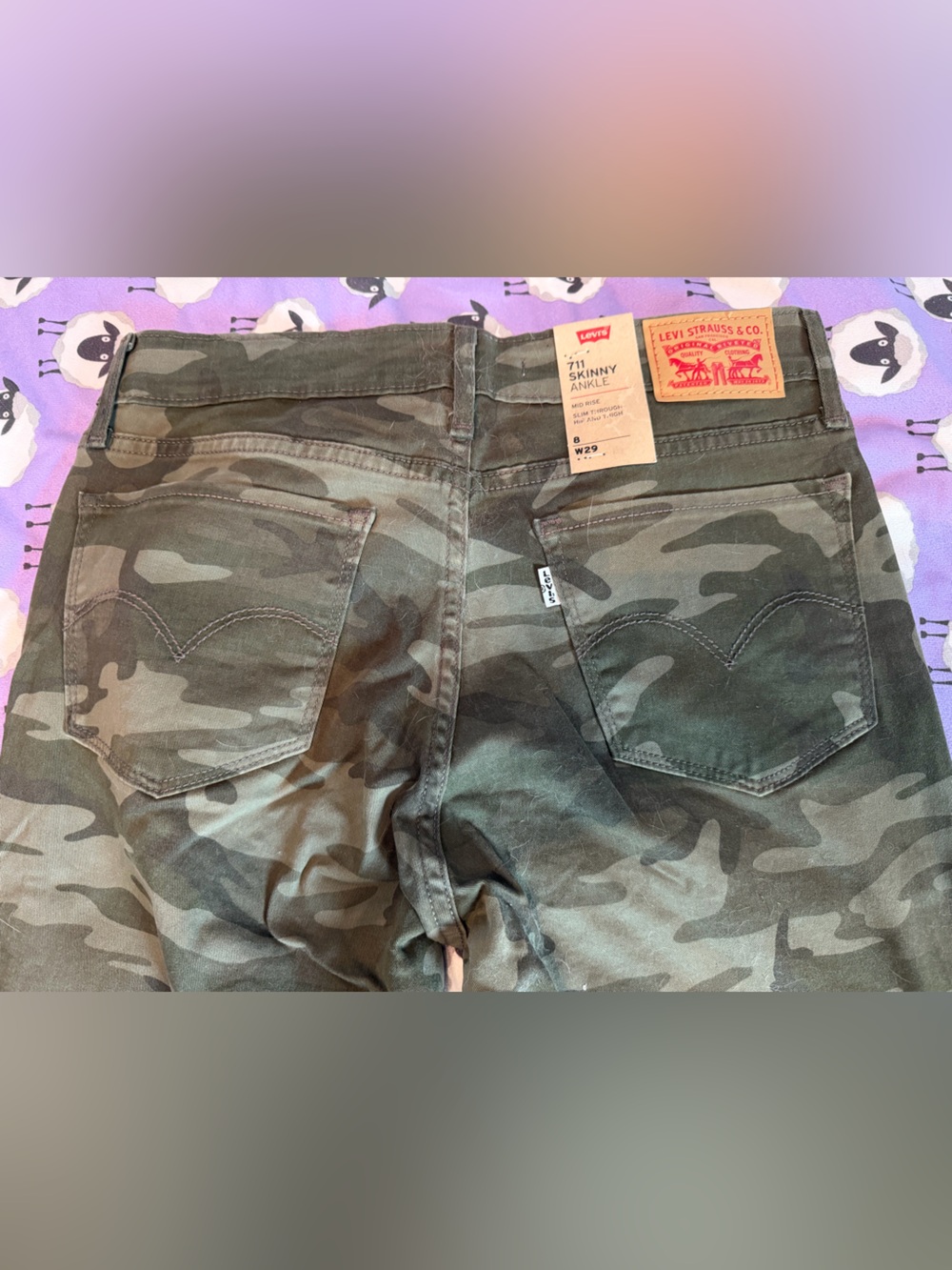 NEW Levi's Women’s Camo Skinny Ankle Jeans - 29 (8)